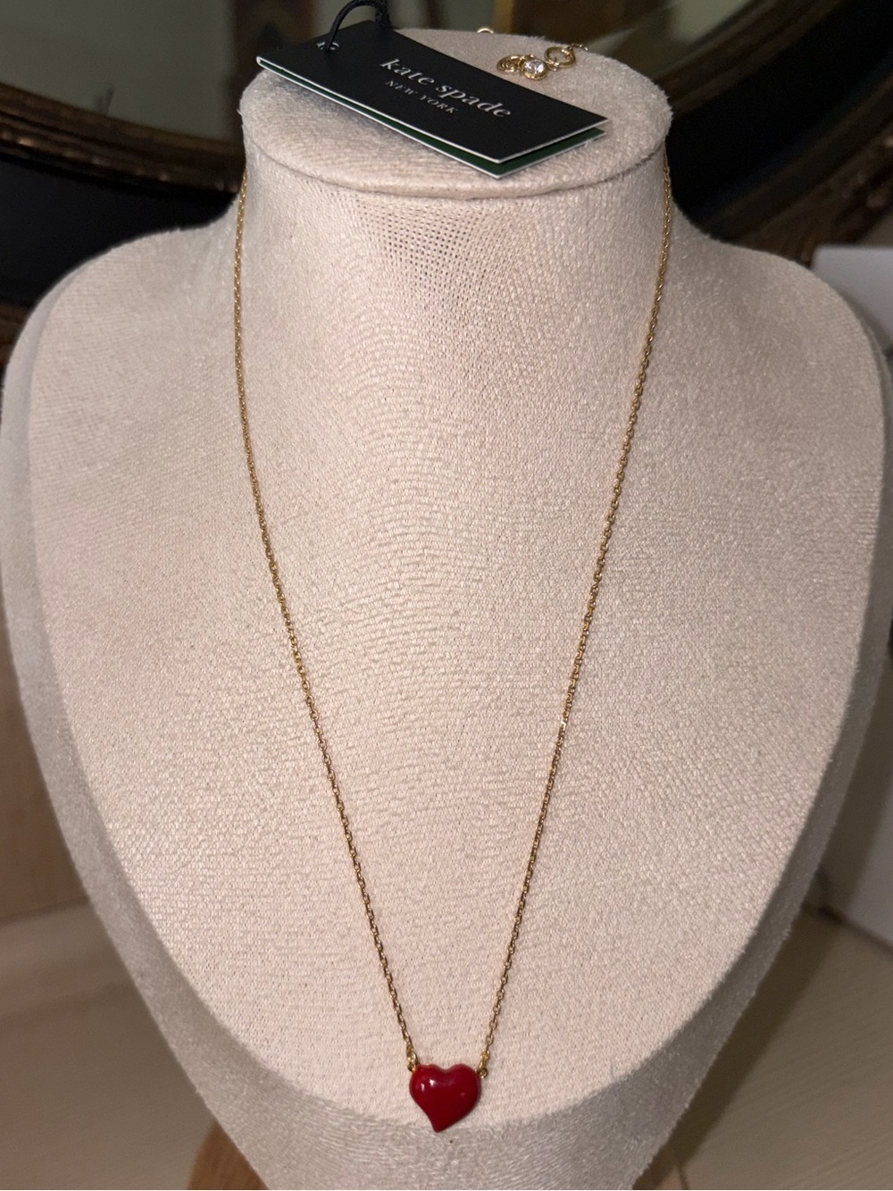 Kate Spade Heart Pendant NWT - Picture 2 of 11